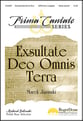 Exsultate Deo Omnis Terra SSAATTBB choral sheet music cover
